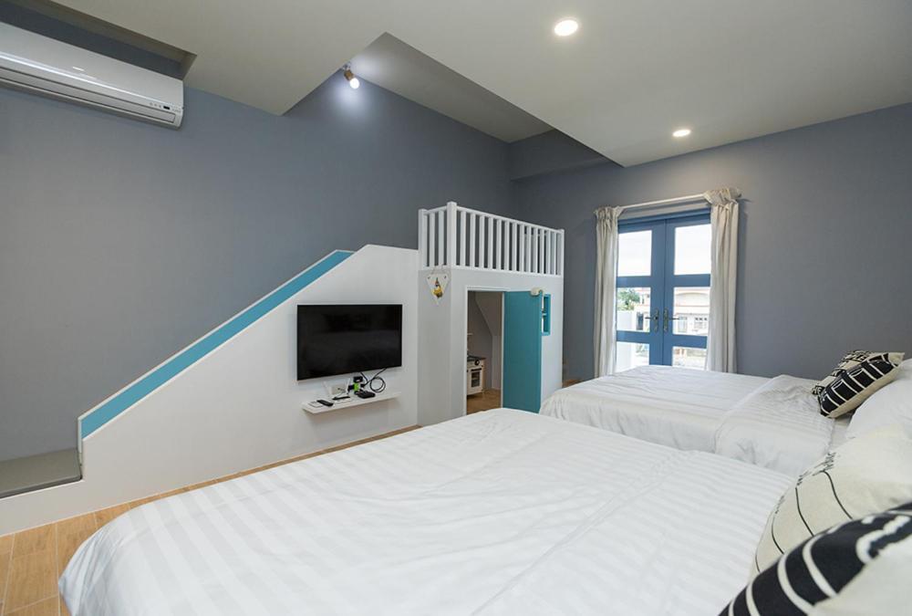 Blue White Appartement Wujie Buitenkant foto