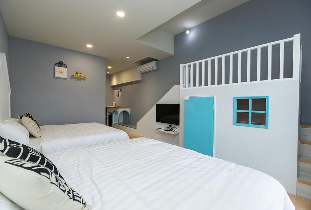 Blue White Appartement Wujie Buitenkant foto